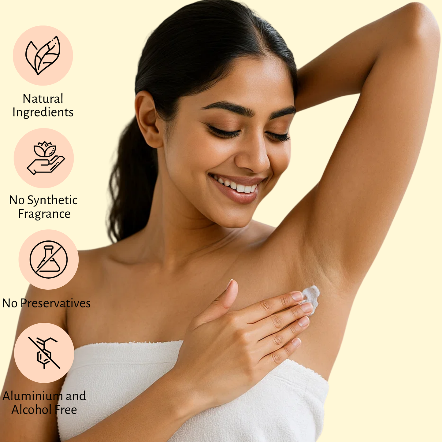 Natural Deodorant Cream| Citrus Zest | Enriched with Shea Butter, Mango Butter, Jojoba & Almond Oil