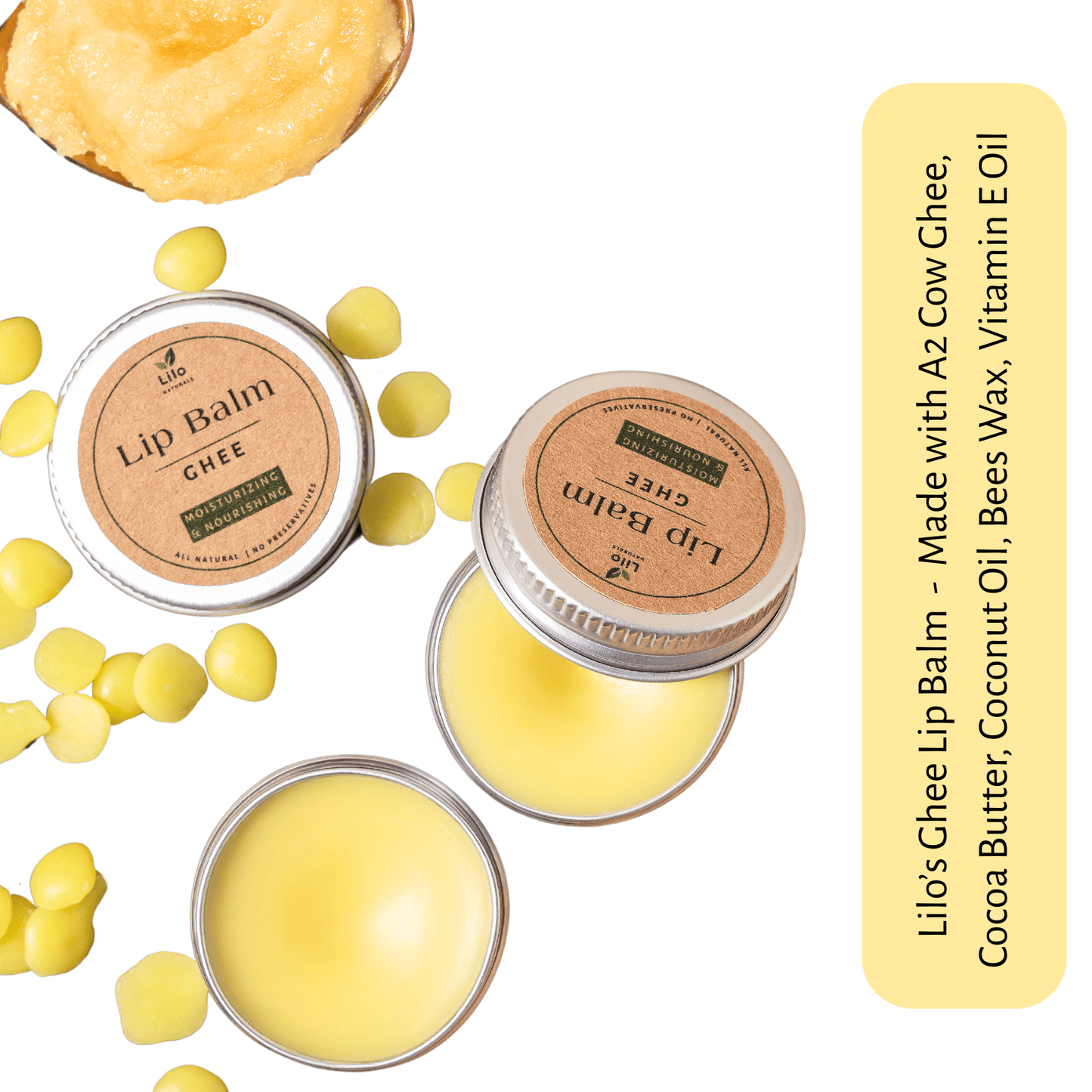 Ghee | Dry, Chapped & Pigmented Lips