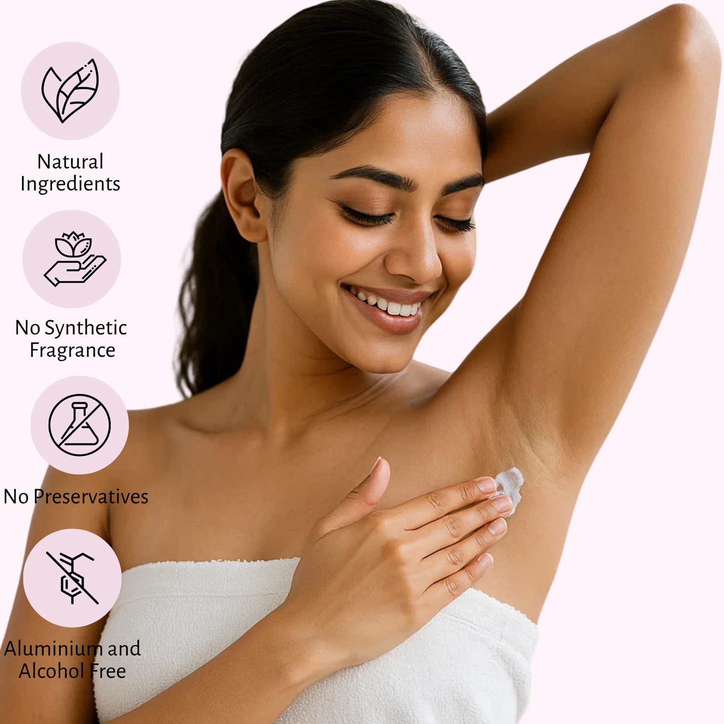 Natural Deodorant Cream | Floral Bloom | Enriched with Shea Butter, Mango Butter, Jojoba & Almond Oil