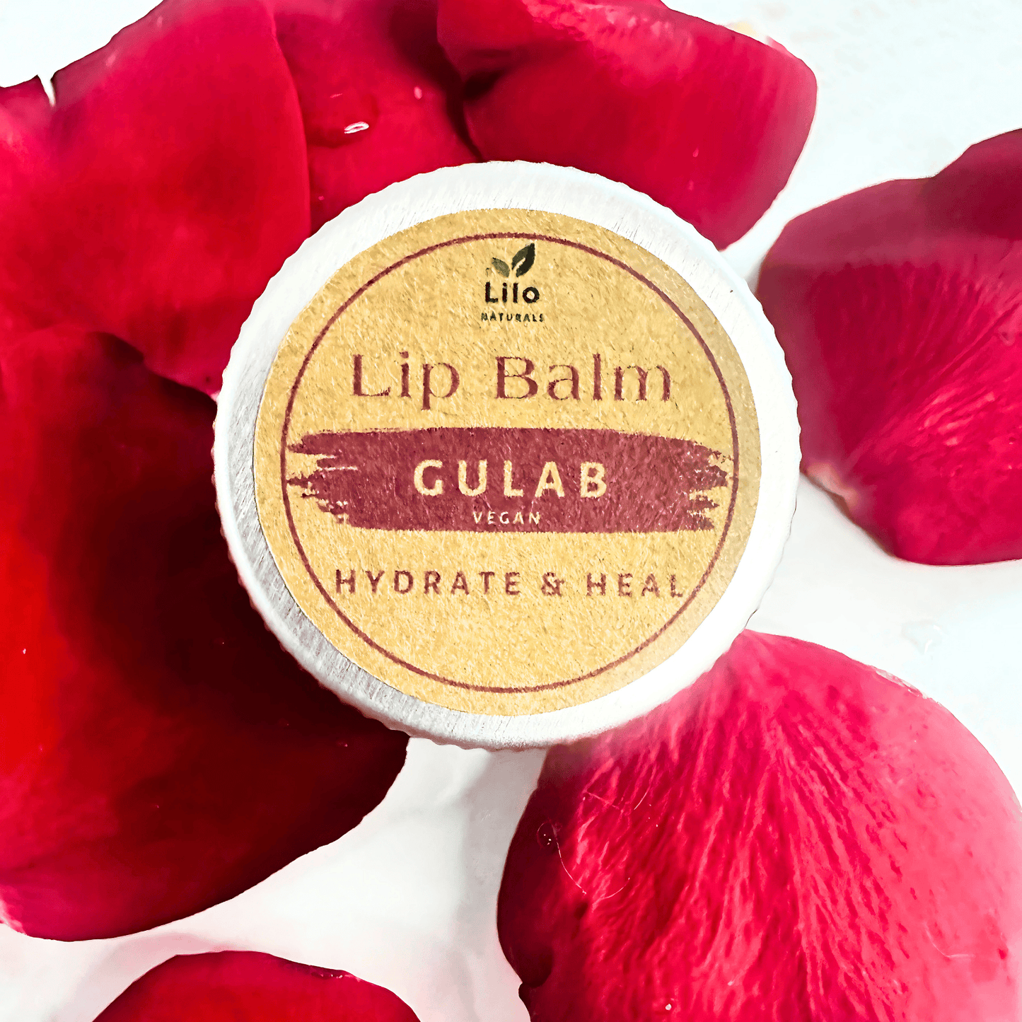 Lip Balm (Gulab) | Mango Butter | Almond Oil | Vitamin E Oil