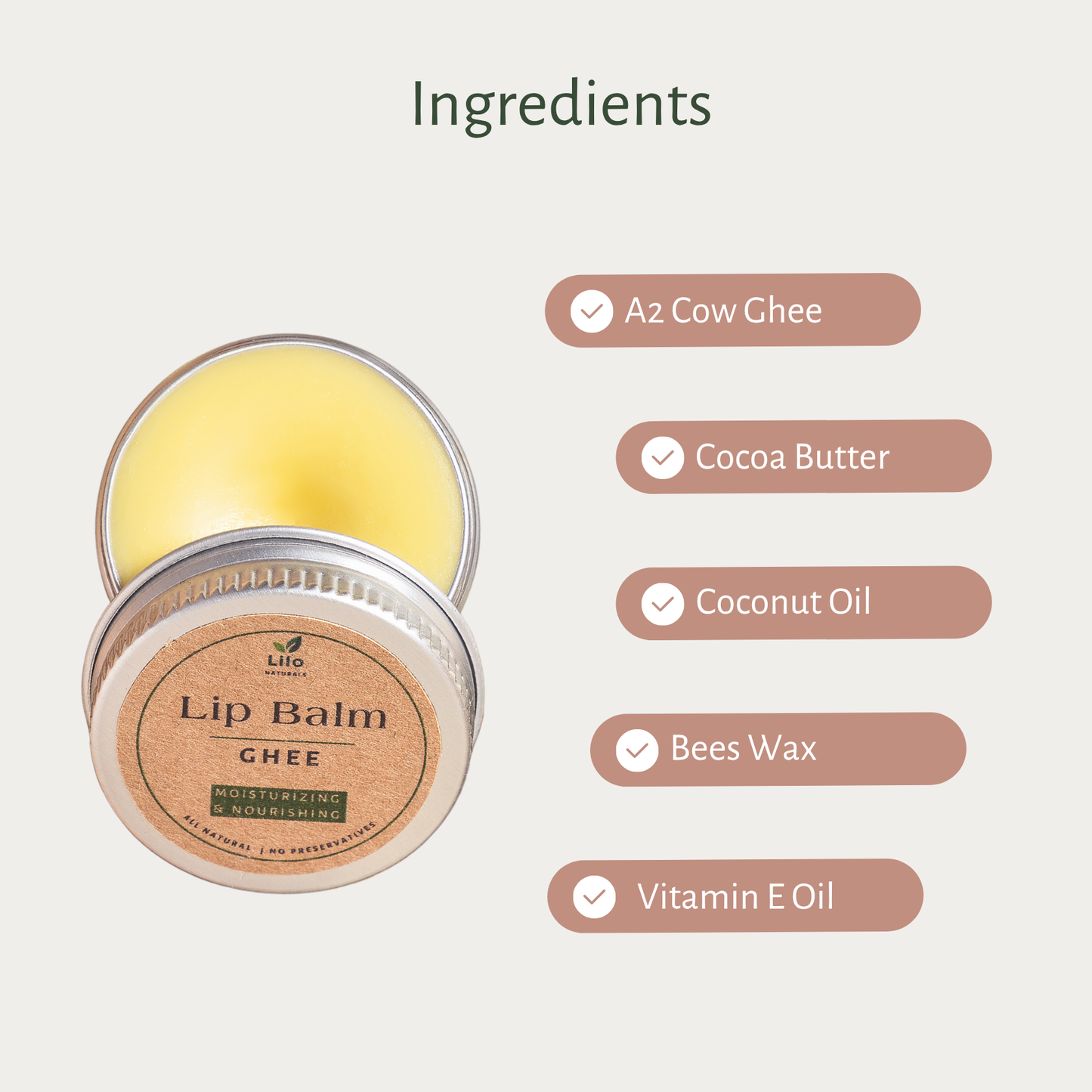 Ghee | Dry, Chapped & Pigmented Lips