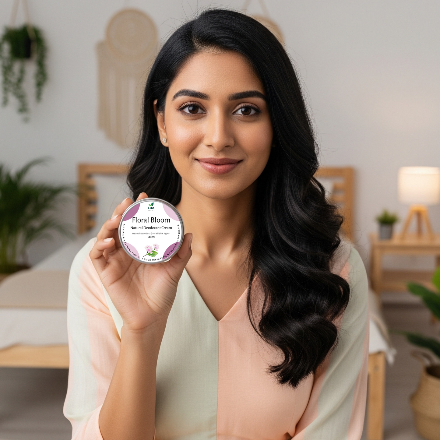 Natural Deodorant Cream | Floral Bloom | Enriched with Shea Butter, Mango Butter, Jojoba & Almond Oil
