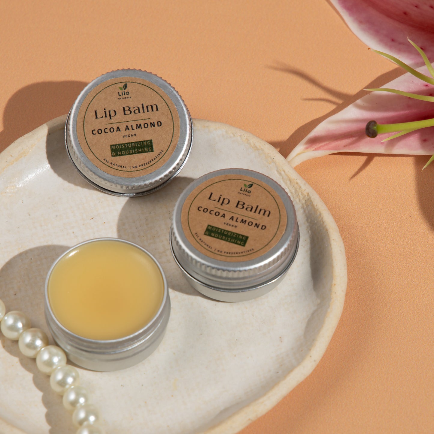 Lip Balm (Cocoa Almond) | Cocoa Butter | Almond Oil | Jojoba Oil