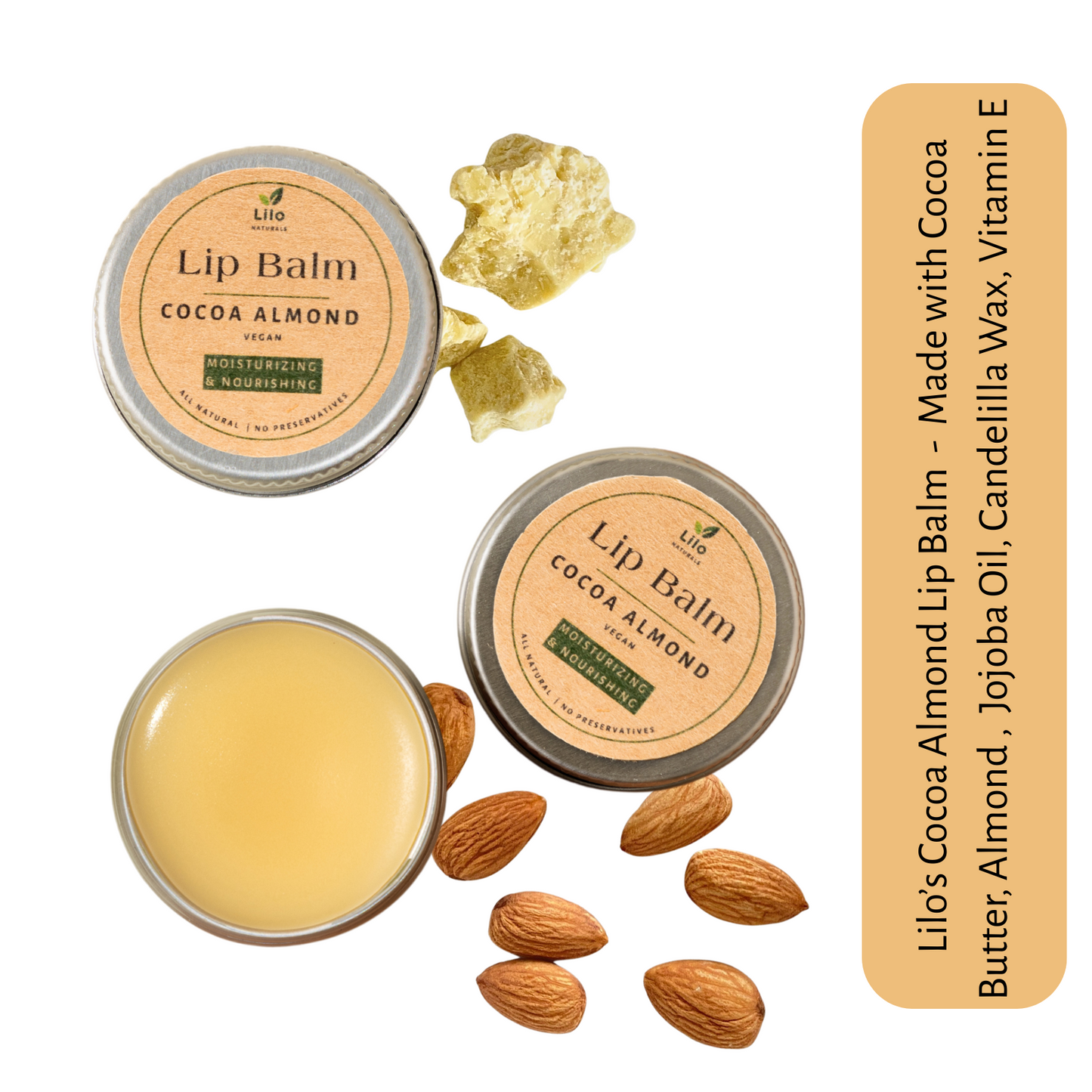 Cocoa Almond | Dry & Chapped Lips
