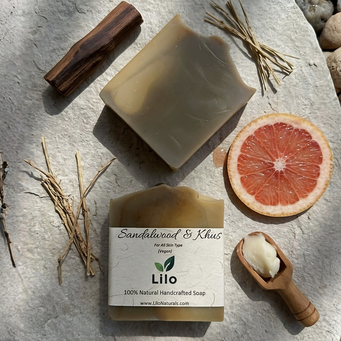 Sandalwood & Khus | For All Skin Type