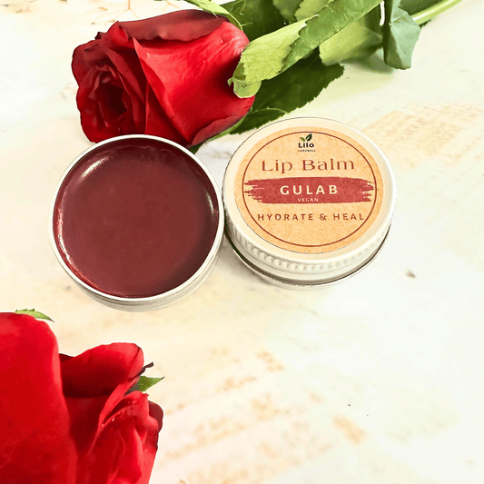 Lip Balm (Gulab) | Mango Butter | Almond Oil | Vitamin E Oil