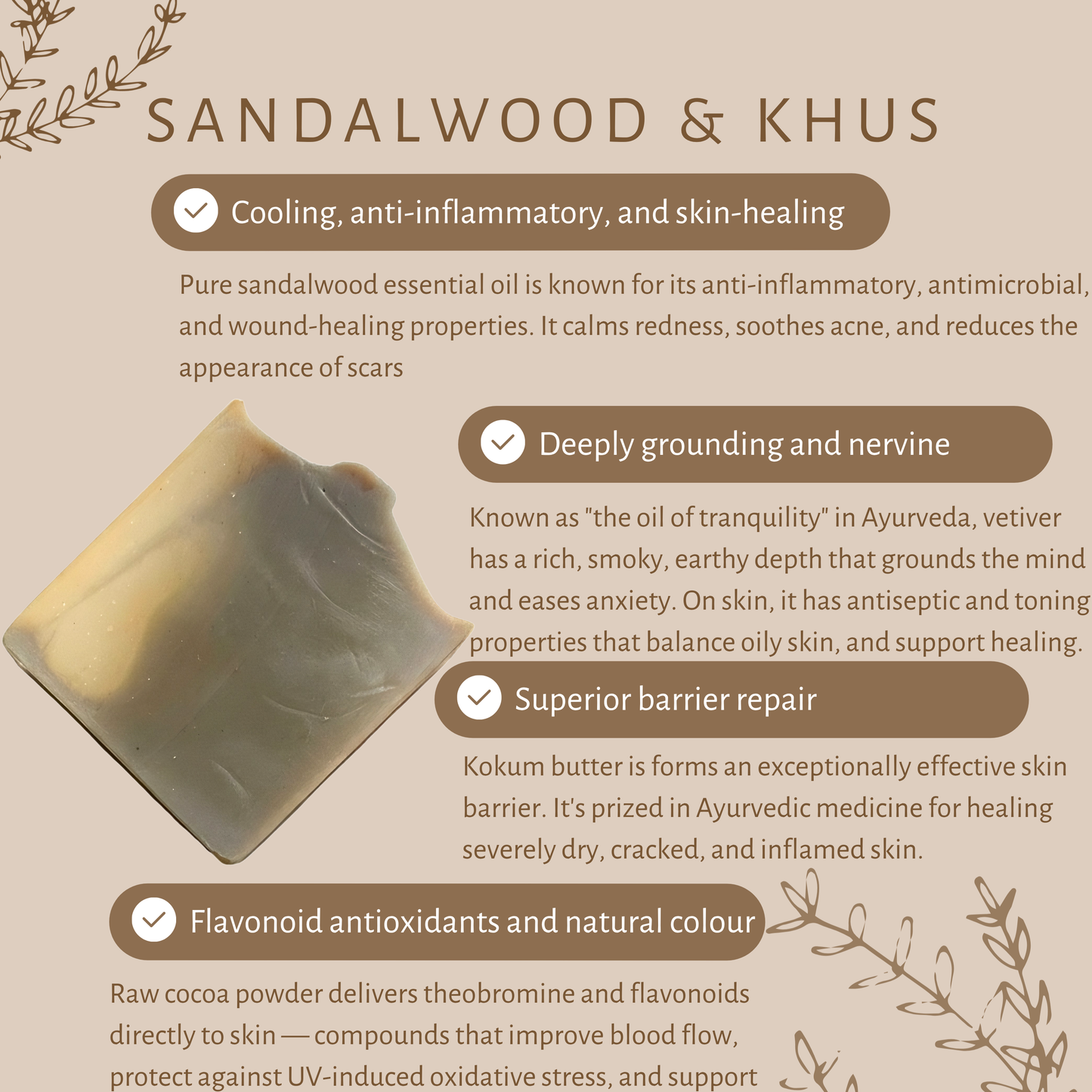 Sandalwood & Khus | For All Skin Type