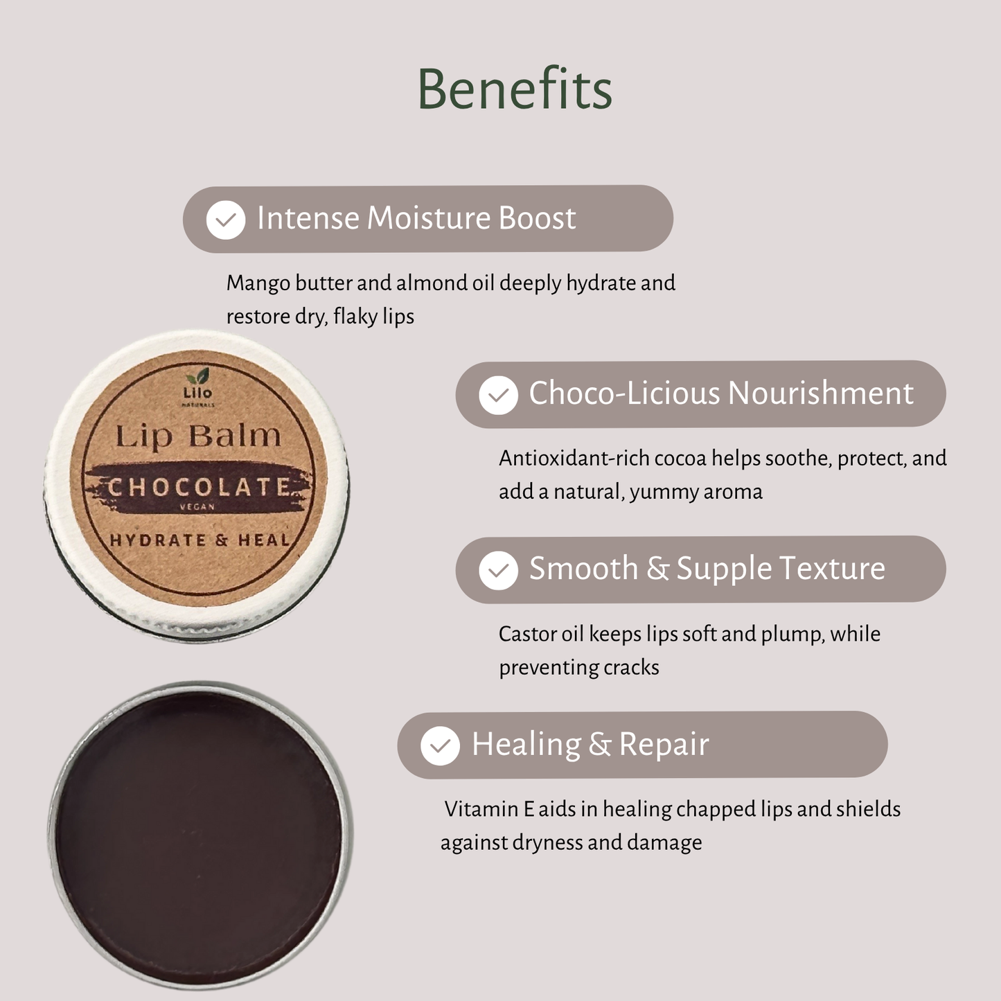 Chocolate | Dry, Chapped and Pigmented Lips