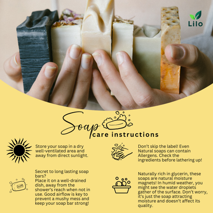 Mango Coconut | For Dry Skin | Mango Seed Butter | Fresh A2 Cow Milk | Organic Annatto seed | Lemon | Lavender | Cold Pressed Coconut Oil
