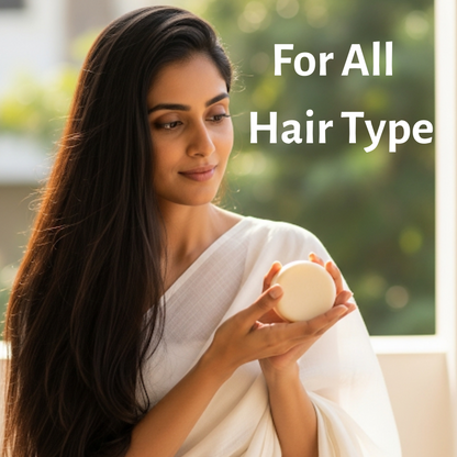 Solid Conditioner Bar for Dry & Frizzy Hair | Enriched with Shea Butter, Jojoba & Broccoli Seed Oil |