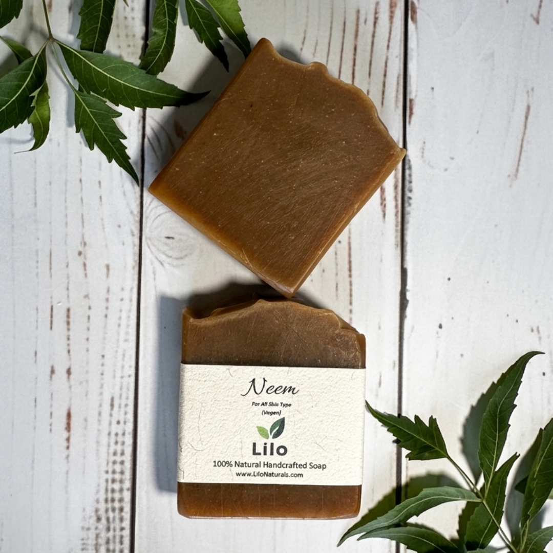 Lilo Naturals Neem Natural Handmade Soap for All Skin Types