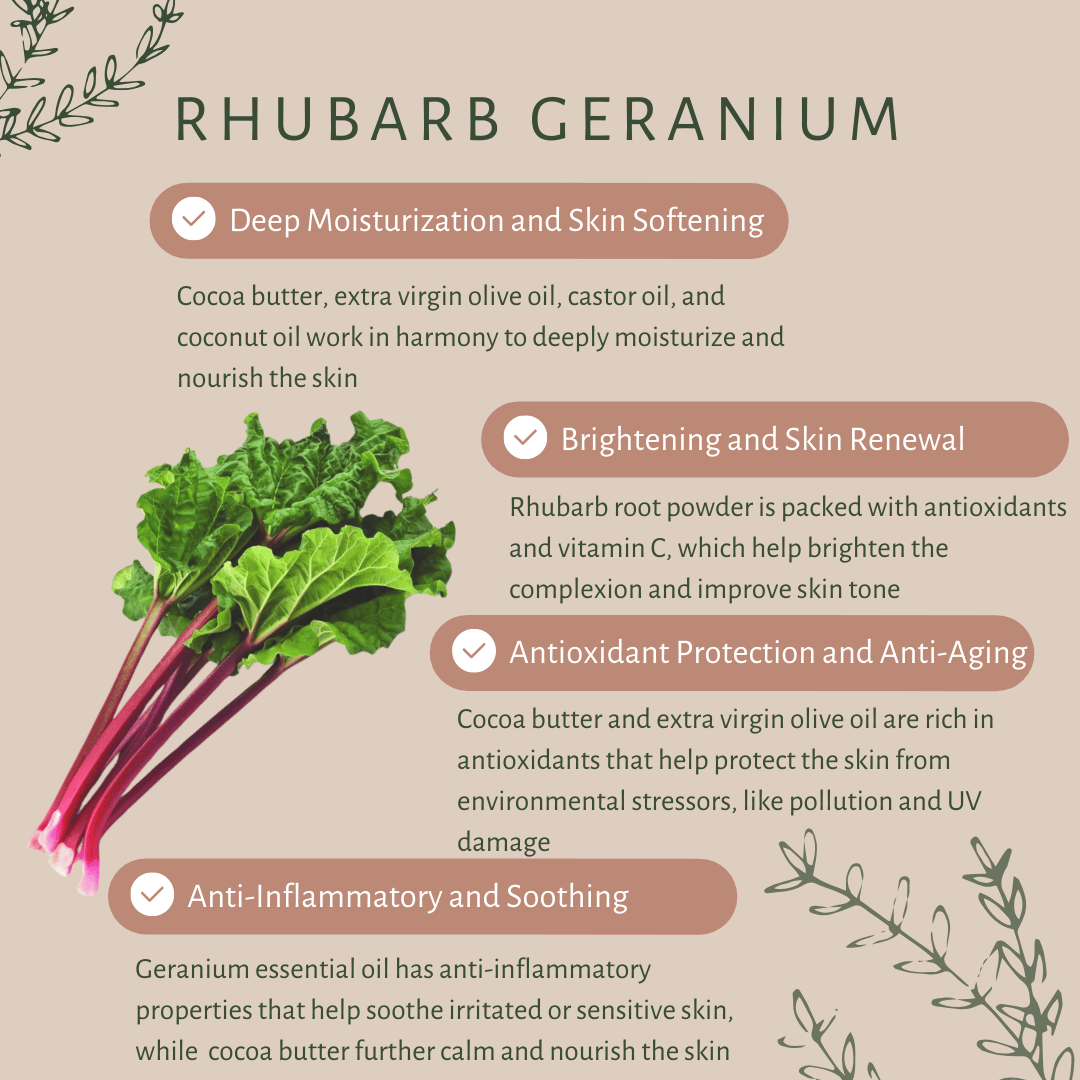 Rhubarb Geranium | For Dry Skin