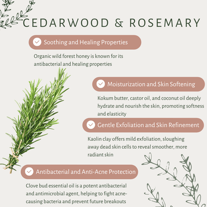 Cedarwood & Rosemary | For Oily Skin