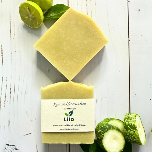 Lemon Cucumber | For All Skin Type | Organic Cucumber | Organic Lemon | Mango Seed Butter | Extra Virgin Olive Oil | Cold Pressed Coconut Oil